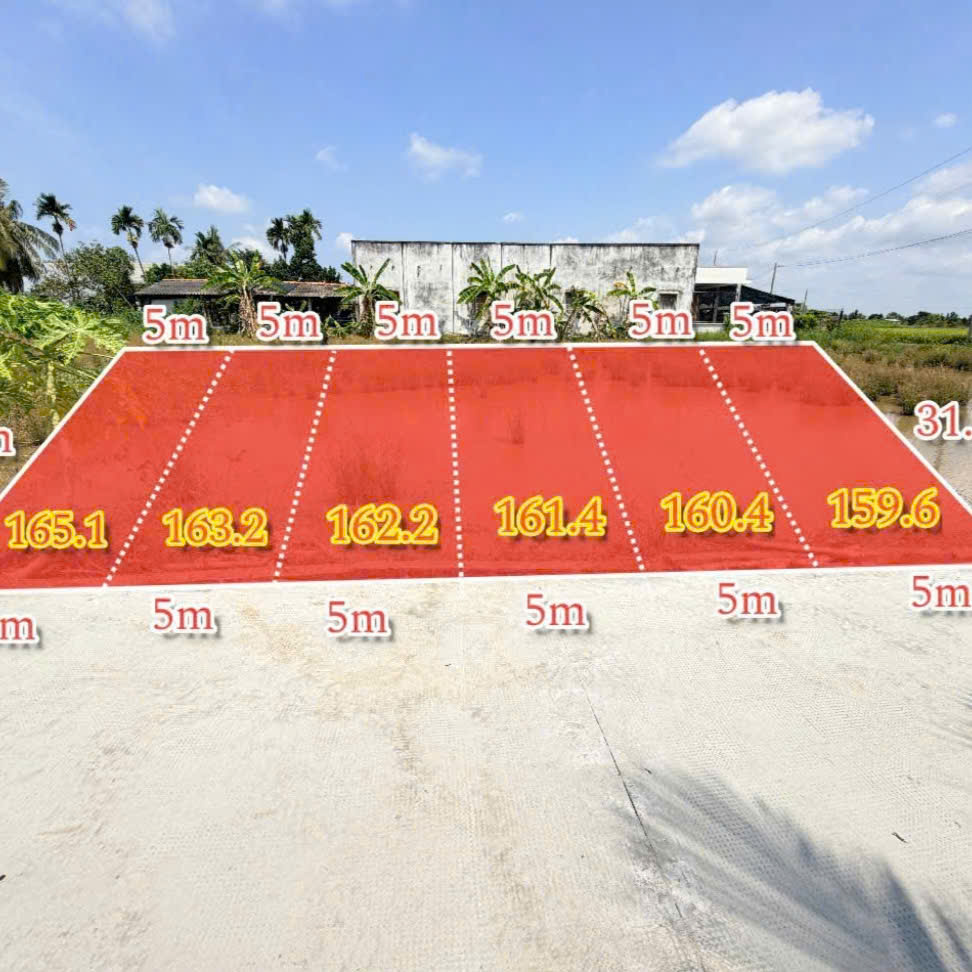 Bán 3 nền xã Nhựt Tảo mới - Lạc Tấn cũ , Tân trụ , Long An giá 390 triệu